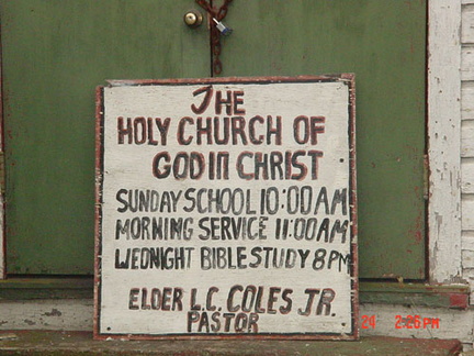 Cogic Roanoke VA sign