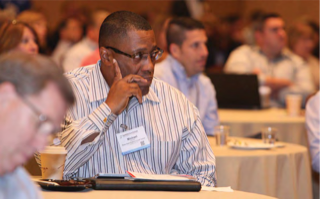 President Michael Hunter in a mtg - Copy